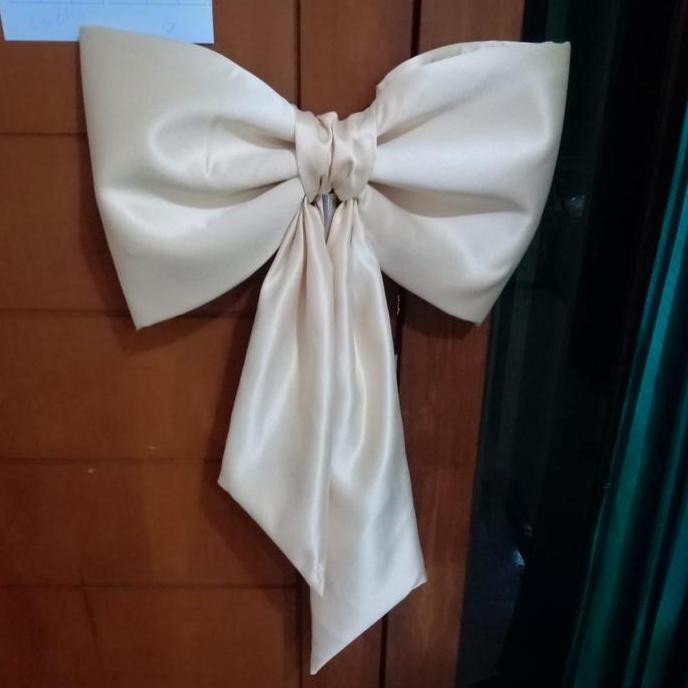 

ready !!! Pita Dekorasi Ignesia Premium Besar Kain Mewah Premium Jumbo 30-100 cm vintage christmas pita gantung hiasan