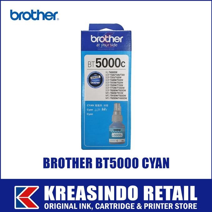 BEBAS ONGKIR - Tinta Brother BT 5000 / BT5000 Cyan Original (BT5000C)