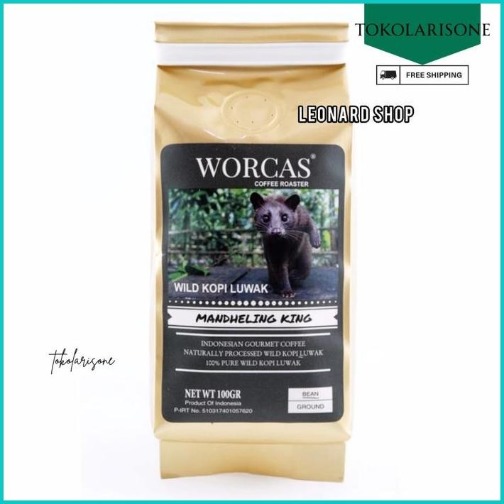 

KOPI LUWAK LIAR WORCAS MANDHELING KING BOX BIJI / BUBUK BEAN / GROUND