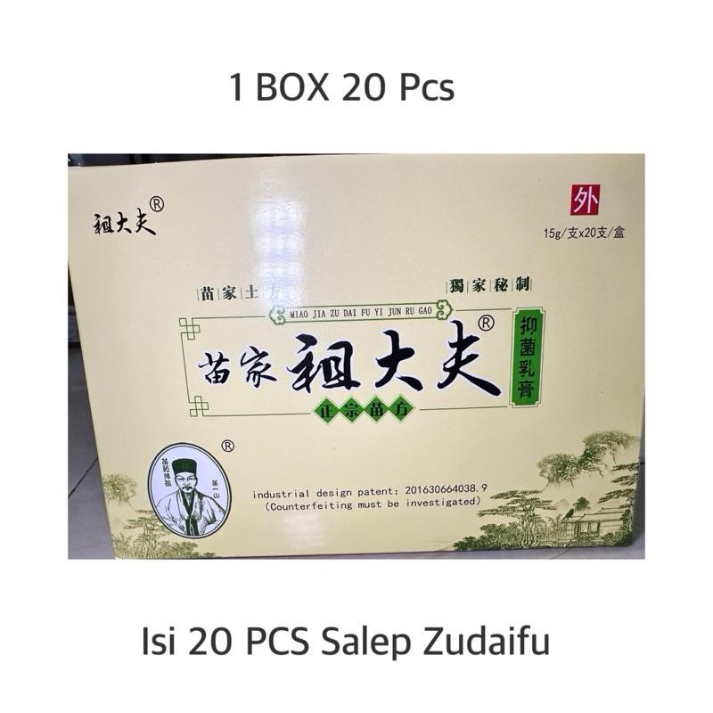 20 Pcs Salep Zudaifu Ori 1 Box Isi 20 Pcs Ampuh Buat Gatal, Jerawat Dan Penyakit Badan Lainnya Ampuh