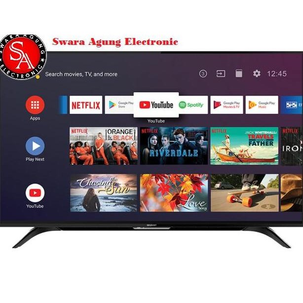 Led Full HD Android TV 50 Inch SHARP Type: 2T-C50BG1 (Khusus Medan)