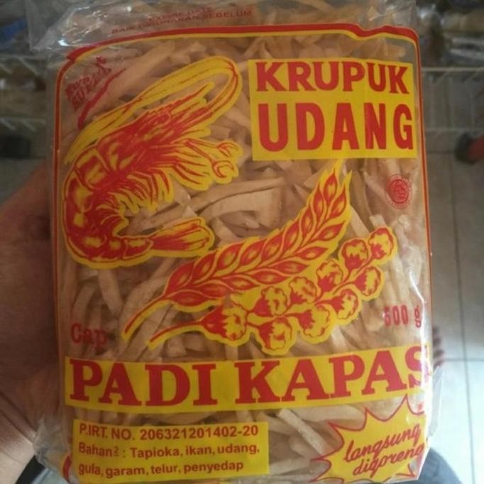 

Terlaris Kerupuk Udang Padi Kapas Stik Sirihan 500Gram