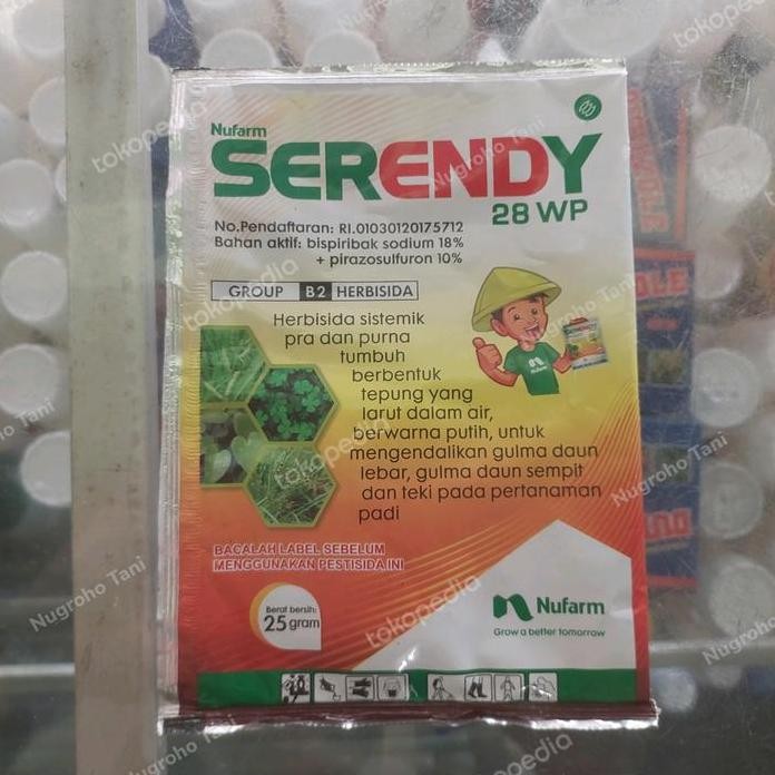 

Terlaris Herbisida Serendy 28 Wp 25 Gram Pengendali Gulma Pra Dan Purna Padi