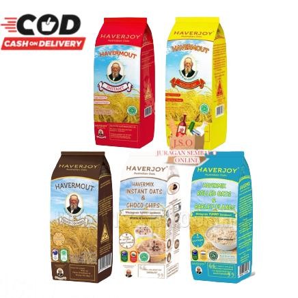 

(JSO) Haverjoy Havermout 500gr Australian Oat Meal Sarapan Instant Oat / Rolled Oat / Quick Cooking Oat / Havermix Barley / Havermix Chocochip