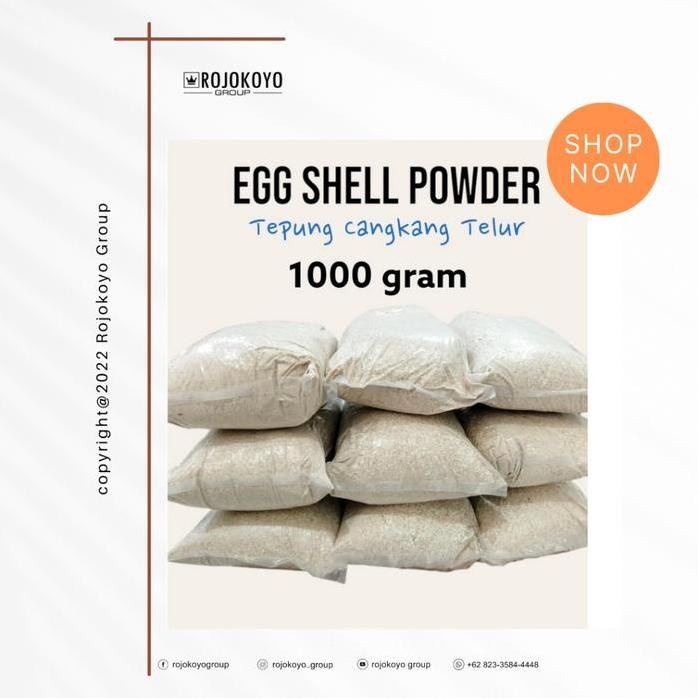 

Terlaris Tepung Cangkang Telur Halus Murni Untuk Campuran Pakan Ternak Ayam Petelur & Bebek 1 Kg
