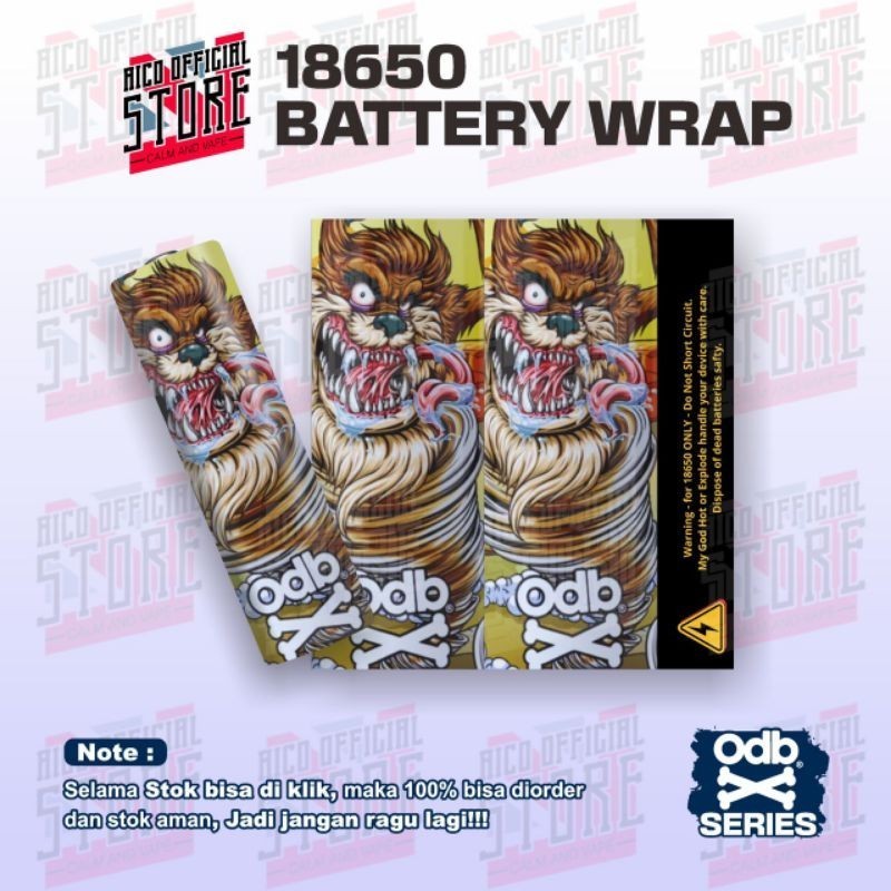 

Get2pcs Aico Wrap Baterai 18650 Uwu Series V1 Untuk Melindungi Dan Menghias Batre 92 Garskin Casing Motif Bisa Custom Bayar Ditempat