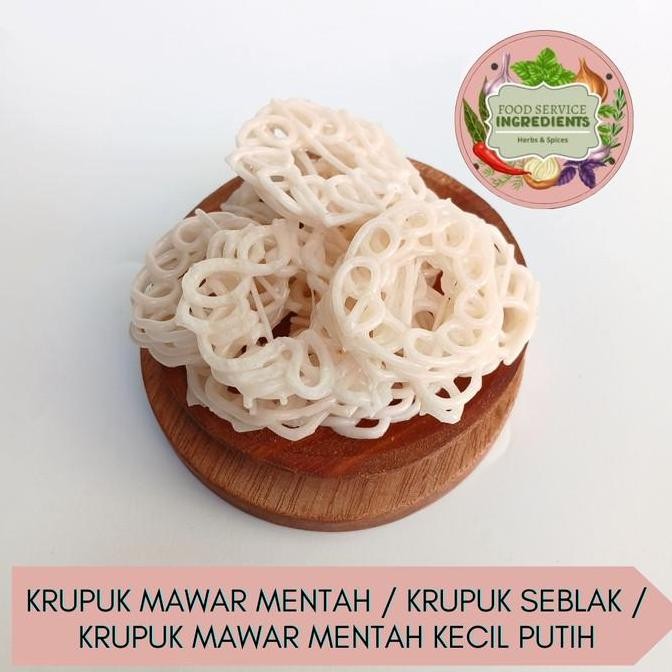

/////] Krupuk mawar mentah 500gr / krupuk seblak / krupuk mawar mentah kecil putih