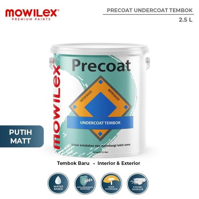 Mowilex Precoat Undercoat UCT Cat Dasar Tembok - 2.5 Ltr