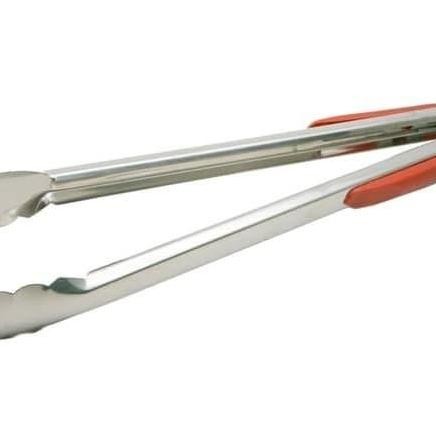 %%%%] Food Tong Penjepit Stainless Steel Komodo Awet Kuat Tebal + Kunci Panjang 14" Capit Jepit Maka