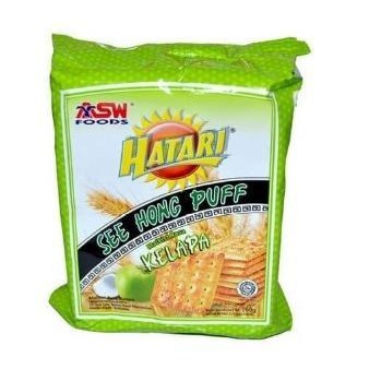 

Hatari See Hong Puff / Biskuit Malkist Kelapa / Snacks Food Biskuit Renyah Aneka Varian Rasa / 245Gr / Rasa Cookies Margarin