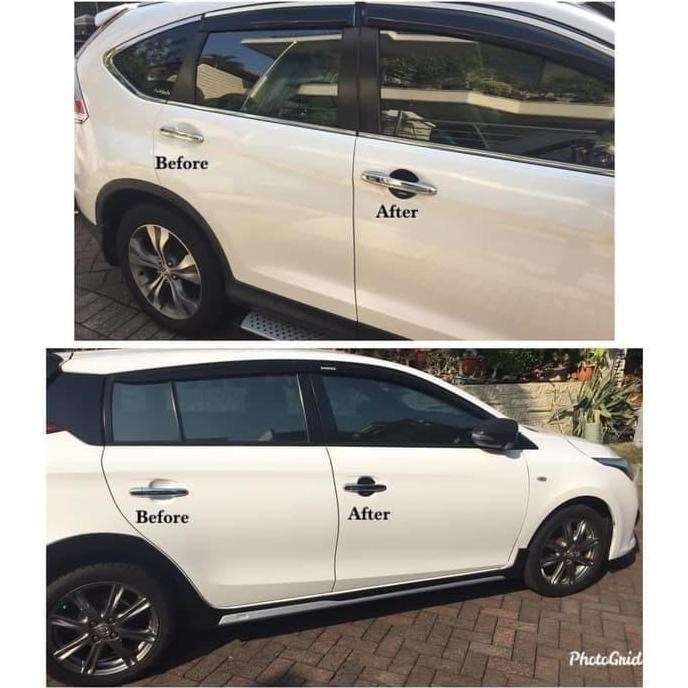 New Door Handle Protector Outer Pelindung Pintu Carbon Mobil MG HS