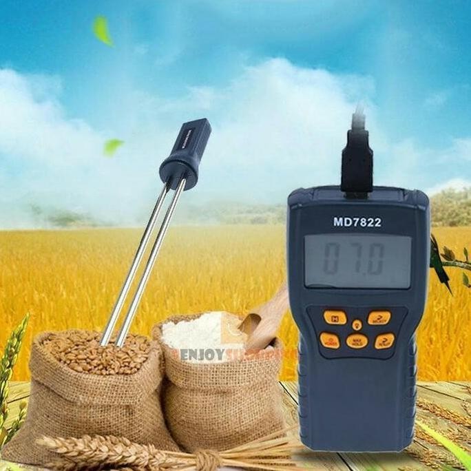 

Terlaris Moisture Meter Md7822 Ukur Kadar Air Md-7822 Kopi Beras Coffee Gandum Jagung Kedelai Tepung Padi
