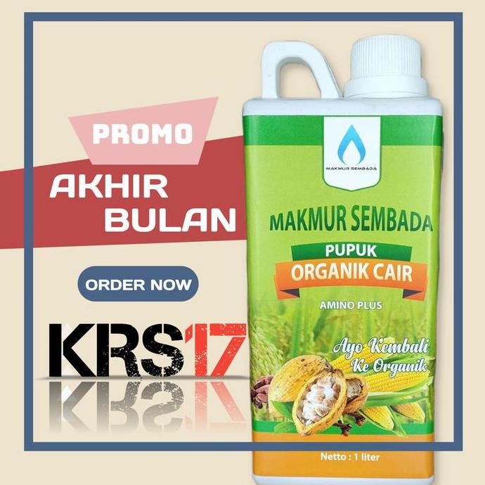 

Terlaris Poc Pupuk Organik Cair Amino Plus 1 Liter Makmur Sembada