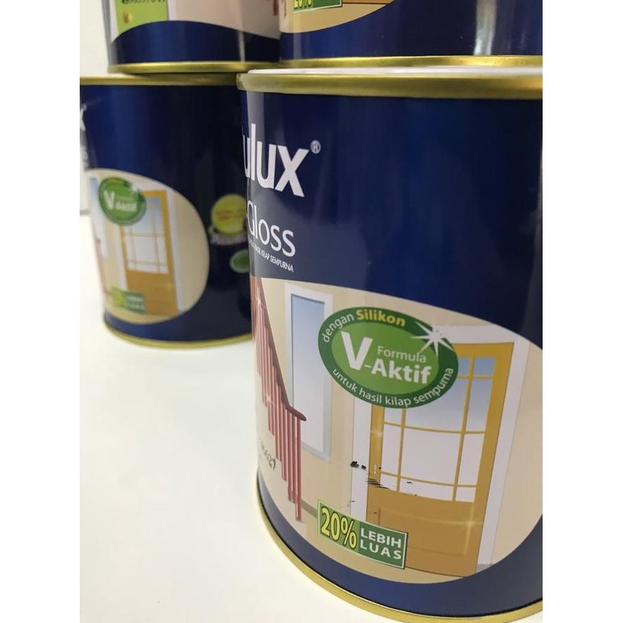 

Dulux V-Gloss 0.8L [ V Gloss ] / Cat Minyak / Cat Besi Warna Standart
