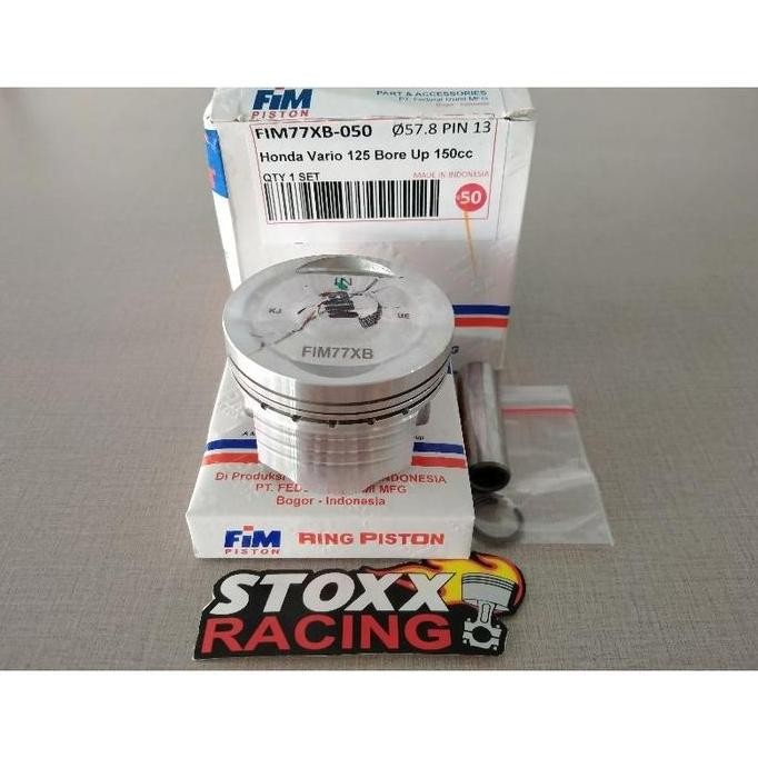 PISTON FIM 57 58 59 VARIO 125 PEN 13 IZUMI seher pin