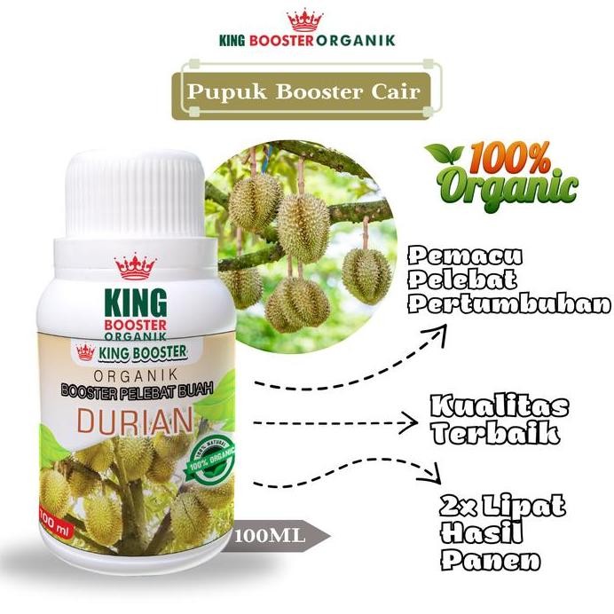 

Terlaris Pupuk Booster Cair Durian (100Ml) I Pupuk Organik Pelebat Durian I Pupuk Organik Buah Durian Tanah Tanaman Tembaga