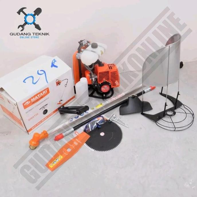 

Terlaris Mesin Potong Rumput Matari Mbg 328 2Tak- Brush Cutter Mbg328/ Mesin Pemotong Padi Paddy