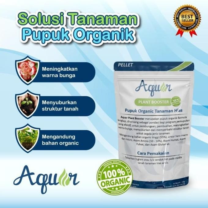 

Terlaris Pupuk Organik Kompos Plant Booster Aquar 10 Gr