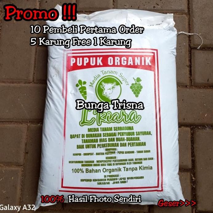 

Terlaris Media Tanam Super / Pupuk Organik / Media Tanam Serbaguna 8 Kg