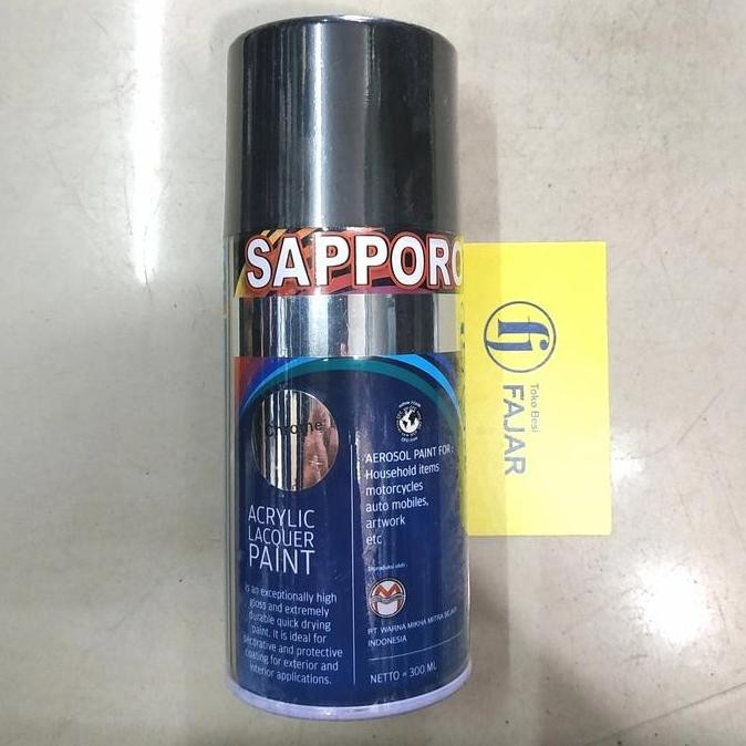 @@@@] Cat semprot Chrome Sapporo 300 cc / krom nikel bukan pilox pylox