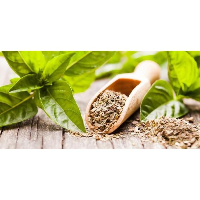 

------] Basil Dry From Turkey 100gram / Daun Basil / Basil Leaves