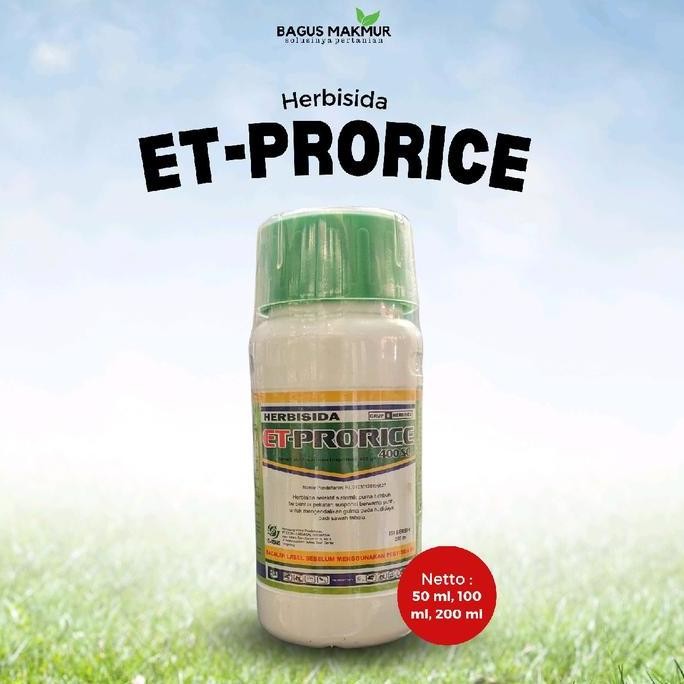 

Terlaris Herbisida Et-Prorice Selektif Padi (Aman Untuk Padi)