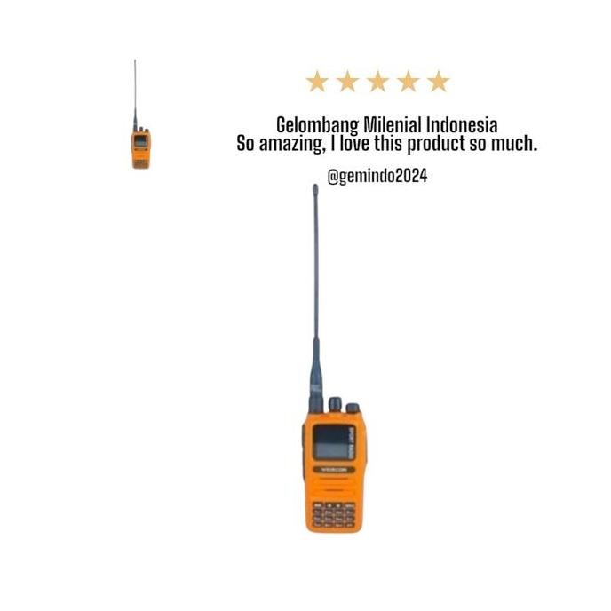 Ht Weircom Wr88 Wr 88 Plus Sport Radio 6 Band 10Watt Orange Kualitas Terbaik Harga Termurah