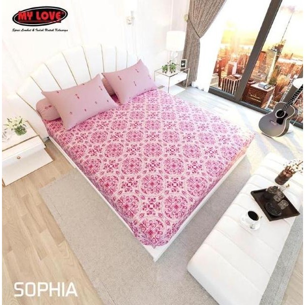 Sprei Mylove 180x200 4 Bantal 2 Guling MURAH