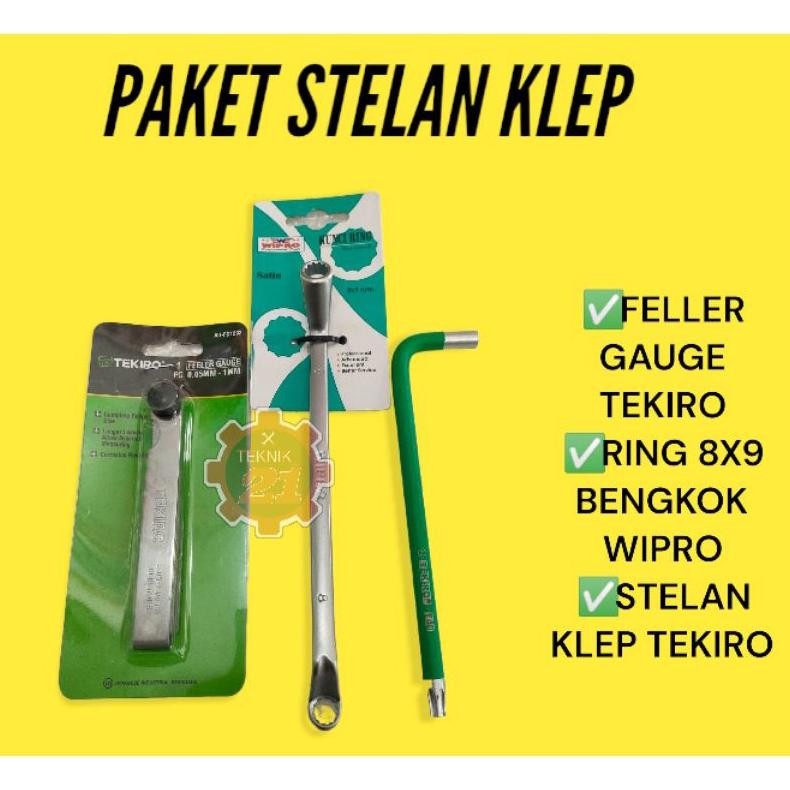 PAKET STELAN KLEP TEKIRO KUNCI KLEP SET TEKIRO KUNCI STELAN KLEP TEKIRO