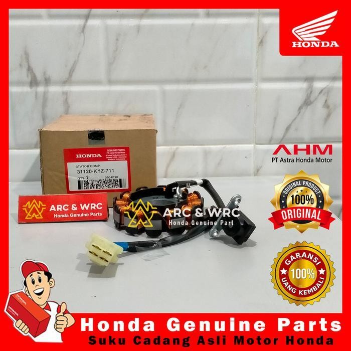 Spull / Spul Stator Comp Honda Supra X 125 Helm In Fi Original Dan Terpercaya