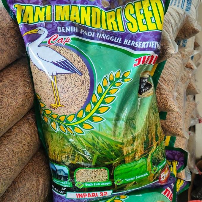 

Terlaris Benih Padi Unggul Bersertifikat Inpari 32 Jumbo Super Seed 5 Kg