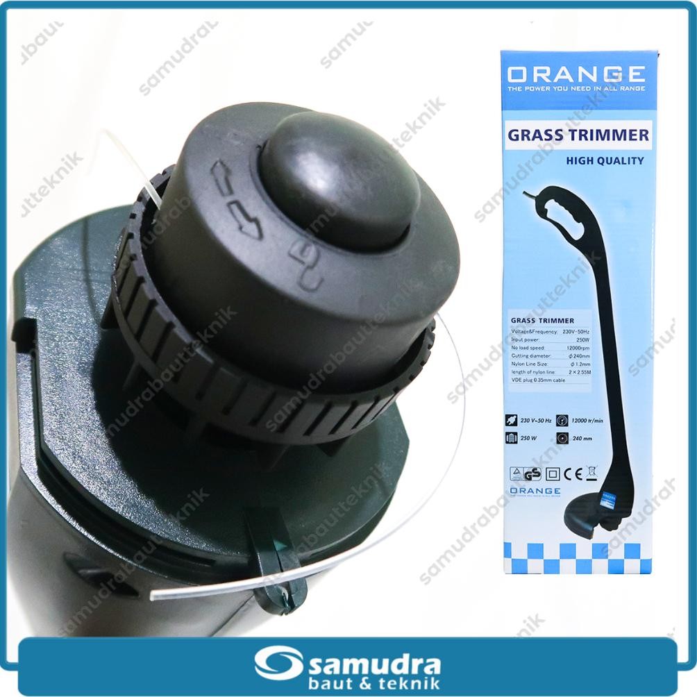 ORANGE Mesin Potong Rumput Listrik Gunting Rumput Alat Pemotong Rumput