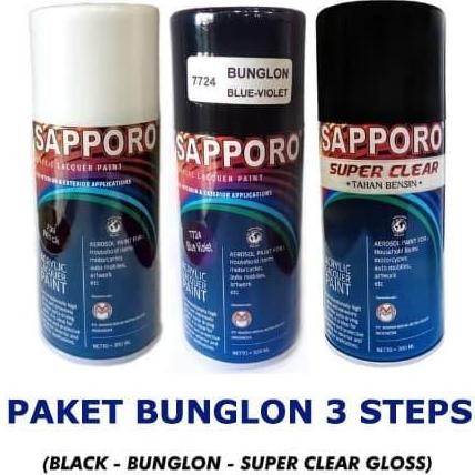 TERMURAH - Paket Bunglon Sapporo 3 STEPS Cat Semprot Bunglon