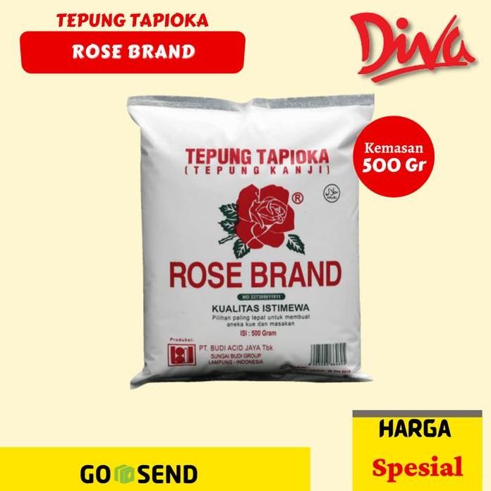 

Terlaris Tepung Tapioka Rose Brand 500Gr / Tepung Kanji