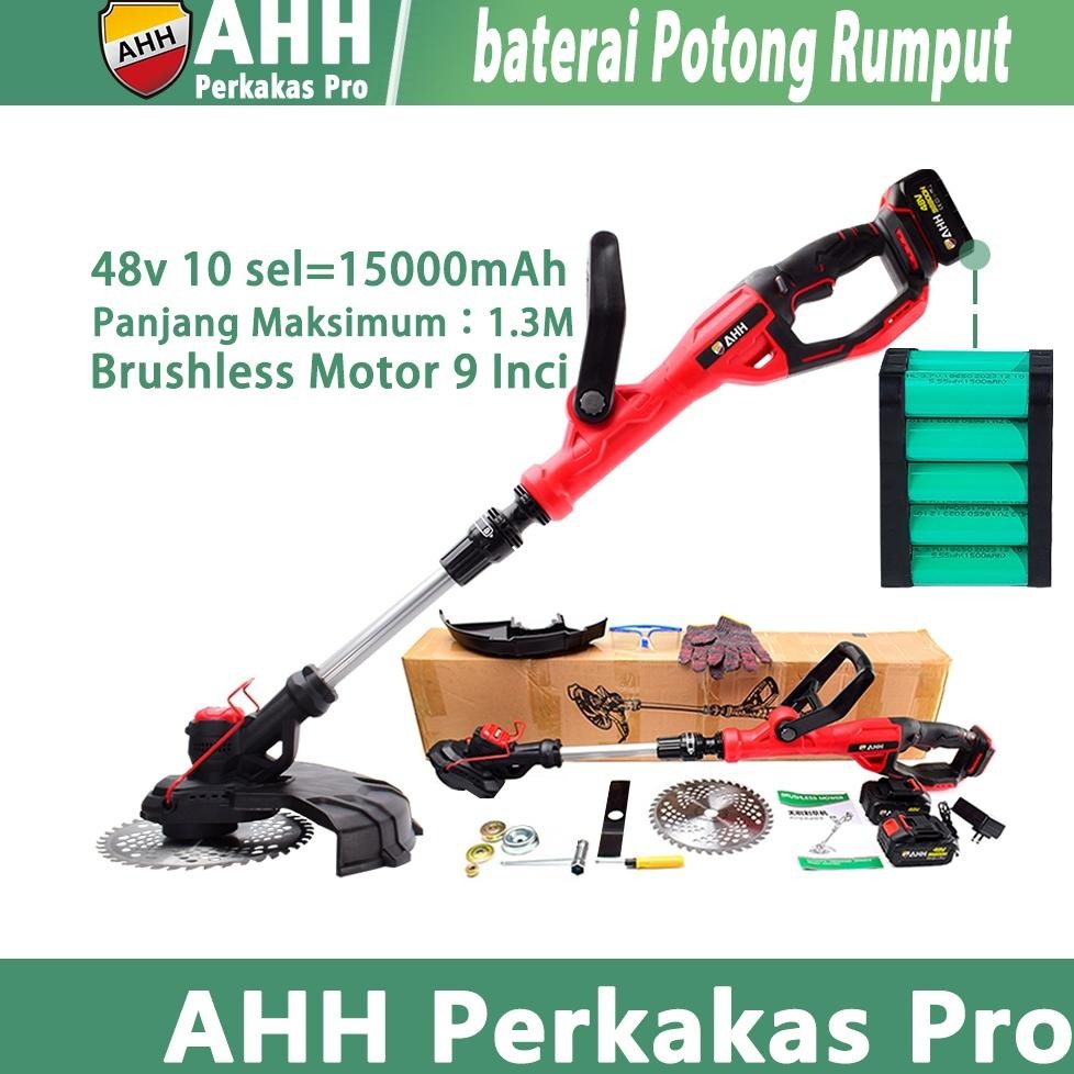 AHH Mesin Babat Rumput Baterai Makita  Brushless 9 Inci Pemotong Rumput Potong Rumput Portable Mini