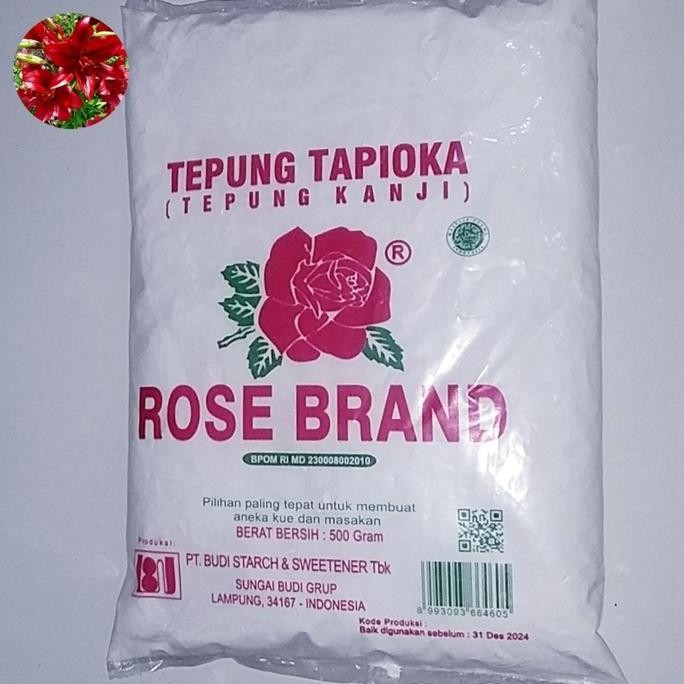 

Terlaris Tepung Tapioka Rose Brand Tepung Kanji 500 Gram