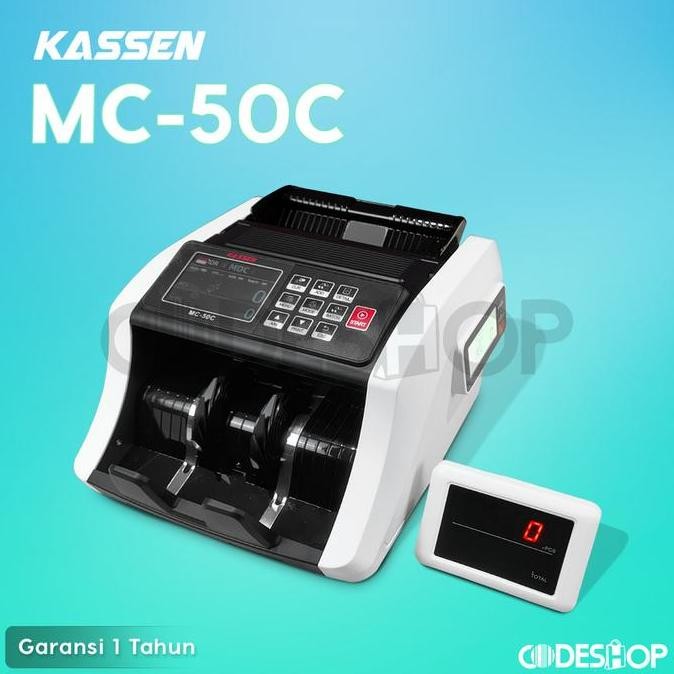 

TERBARU - Mesin Penghitung Uang Kassen MC-50C Bill Counter Multi Mata Uang