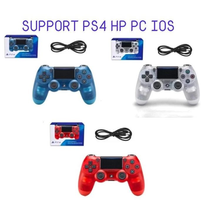 STIK PS4 CRYSTAL ORIGINAL PABRIK / STIK PS4 TRANSPARAN