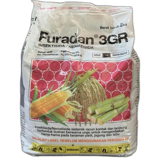 

Terlaris Insektisida/Nematisida Furadan 3Gr 2Kg/Racun Hama Padi Jagung Tebu 2Kg