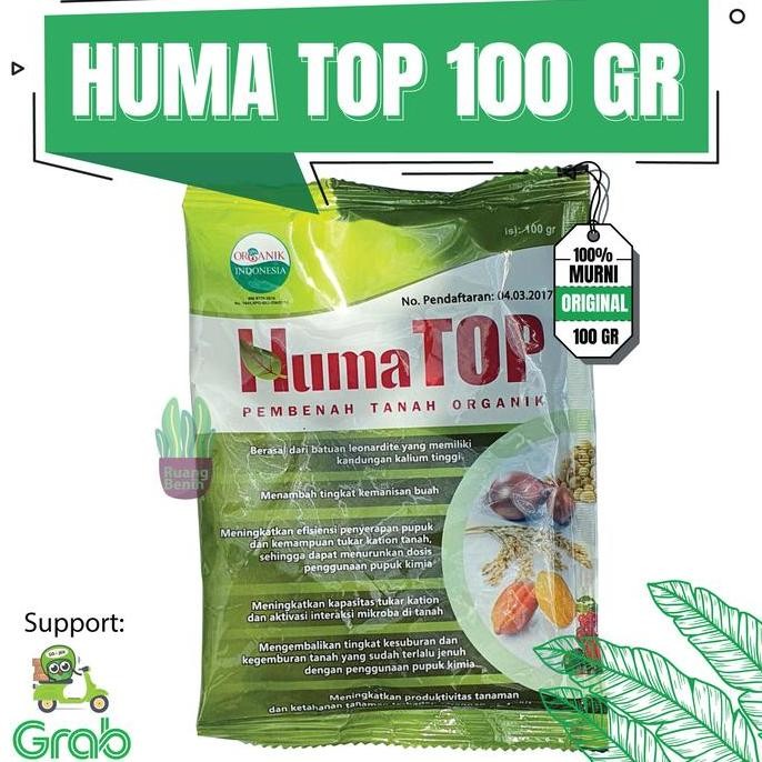 

Terlaris Pupuk Organik Pembenah Penggembur Tanah Asam Humat Humatop 100 Gram