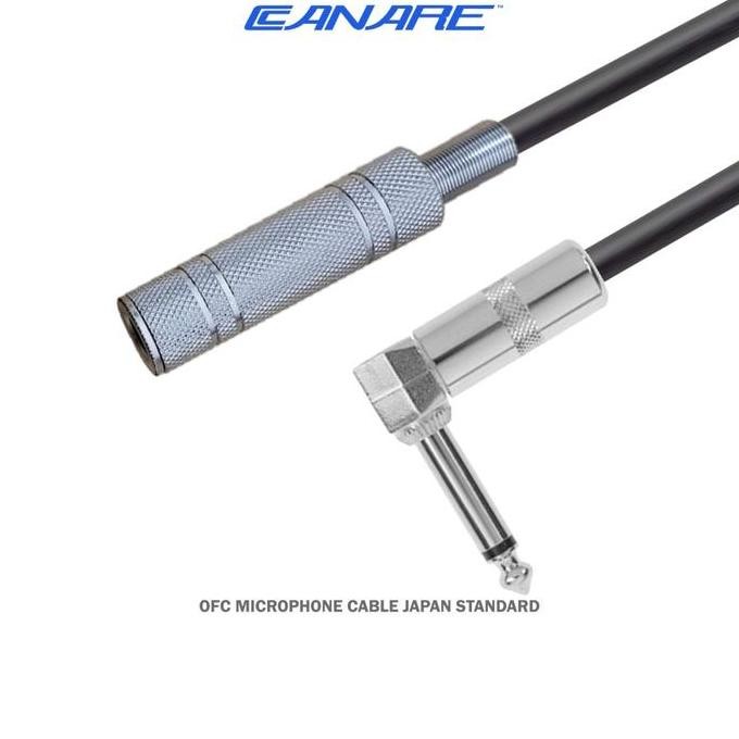 Kabel extension Jack akai mono L 6.5 male to jack akai mono 6.5 female