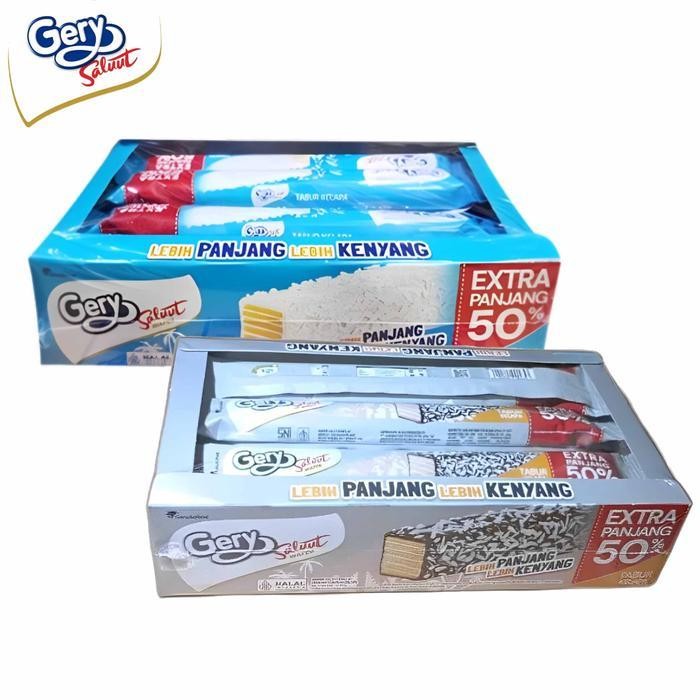 

Gery Saluut Wafer / Wafer Tabur Kelapa / Wafer Salut Coklat / 1 Box