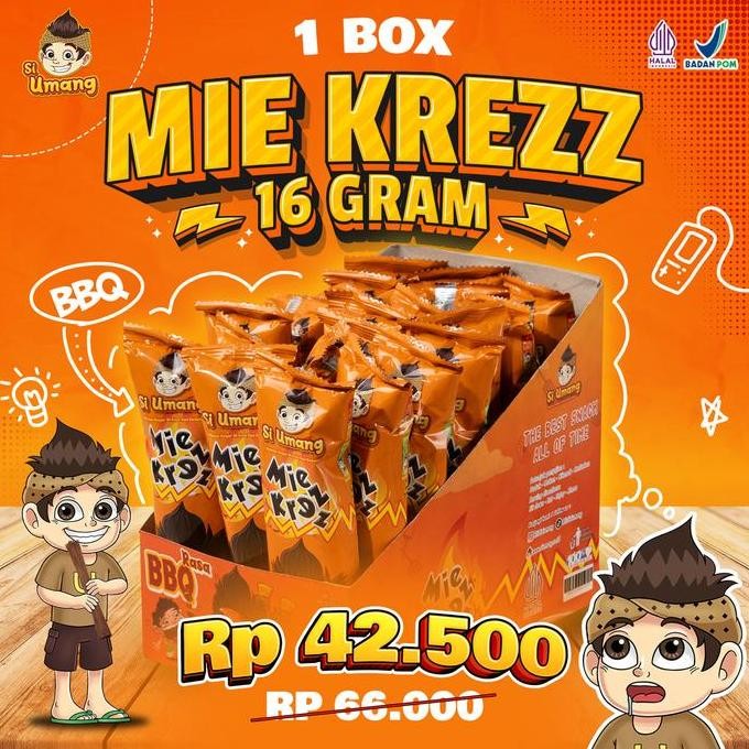 

Si Umang Mie Lidi Krezz 1 Box isi 22 Pcs Premium High Quality