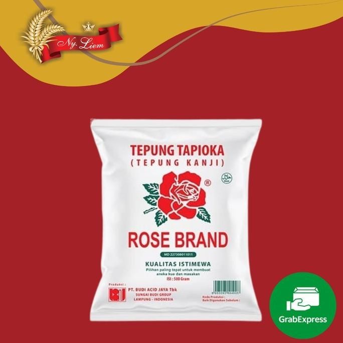 

Terlaris |Best| Promo Grab Tepung Tapioka / Kanji Rose Brand 20 X 500 Gram