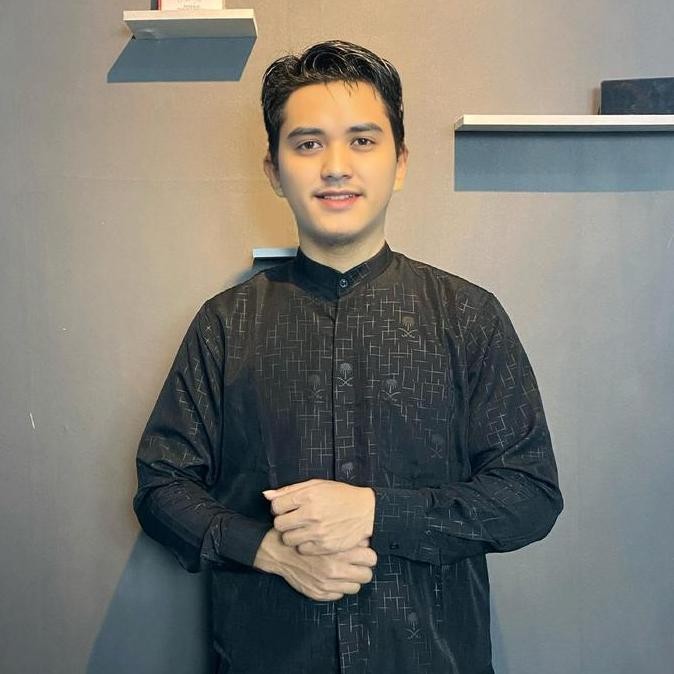 HM - Koko Azri- Motif kurma, baju kemeja koko pria terbaru mewah elegan kekinian KEMKO SULTAN Motif 