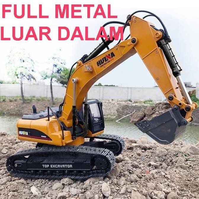 Terjangkau Huina 1580 Rc Excavator Big Full Metal 1/14 23Ch ( 1580 ) Cat 580