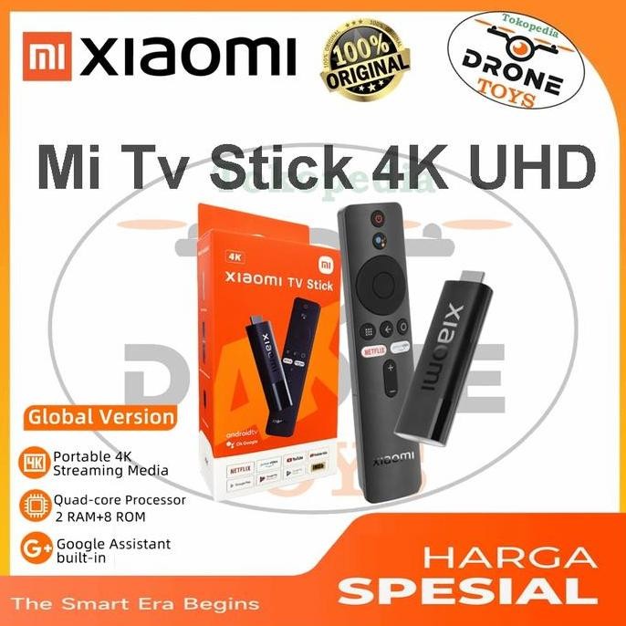 Xiaomi Mi TV Stick 4K UHD Smart TV Android 11 Mi Stick Original