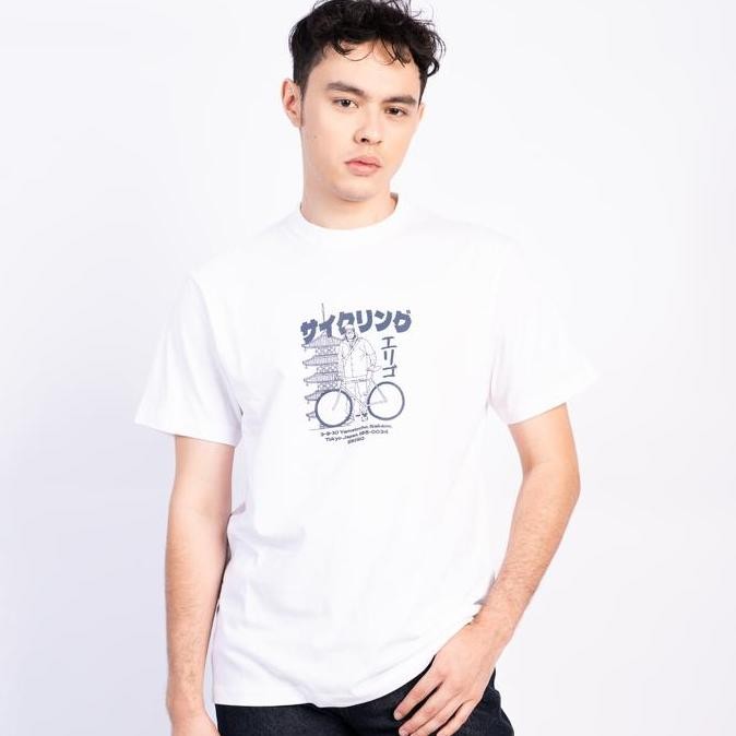 Kaos Unisex Erigo T-Shirt Yutsuko White