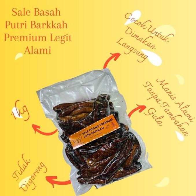 

1KG -SALE BASAH AMBON PUTRI BARKKAH PREMIUM LEGIT ALAMI Manis Pisang Manis Pisang Makanan