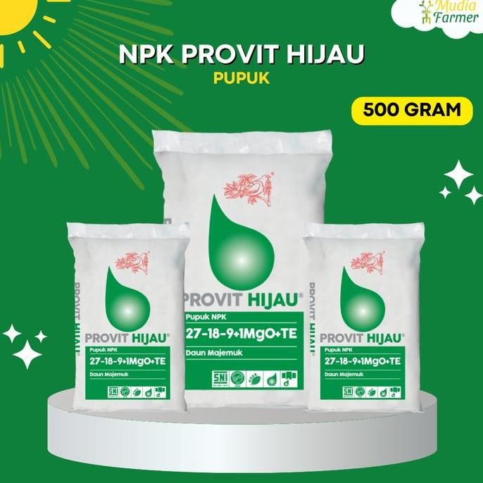 

Terlaris Pupuk Npk Provit Hijau 500 Gram